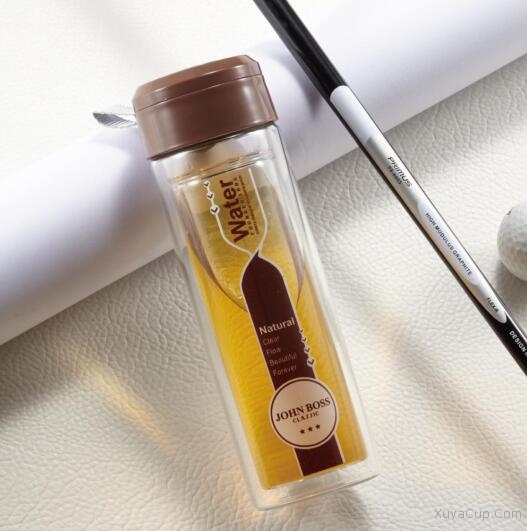 威尼雙層玻璃手提杯 HB-G31