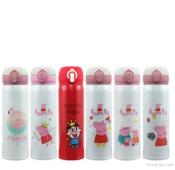 卡通經(jīng)典彈跳保溫杯