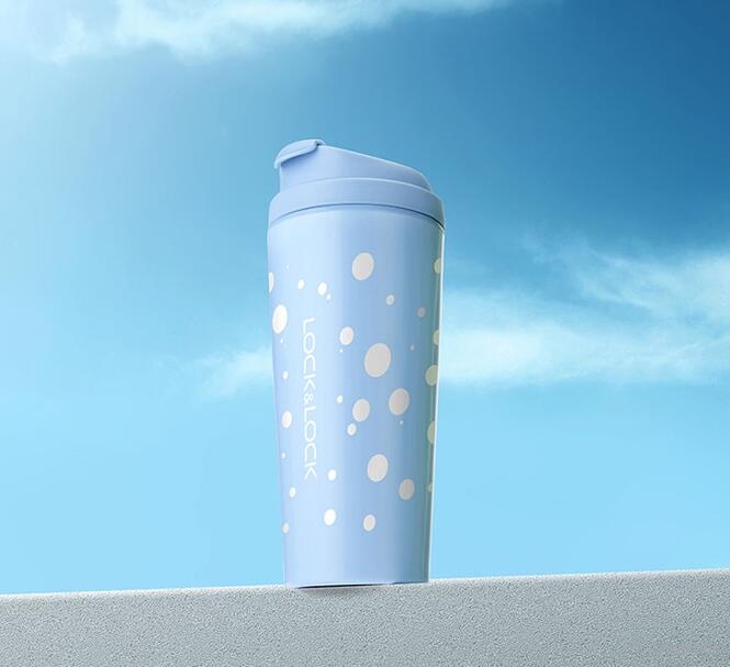 仲夏藍雙層咖啡杯HAP958FU